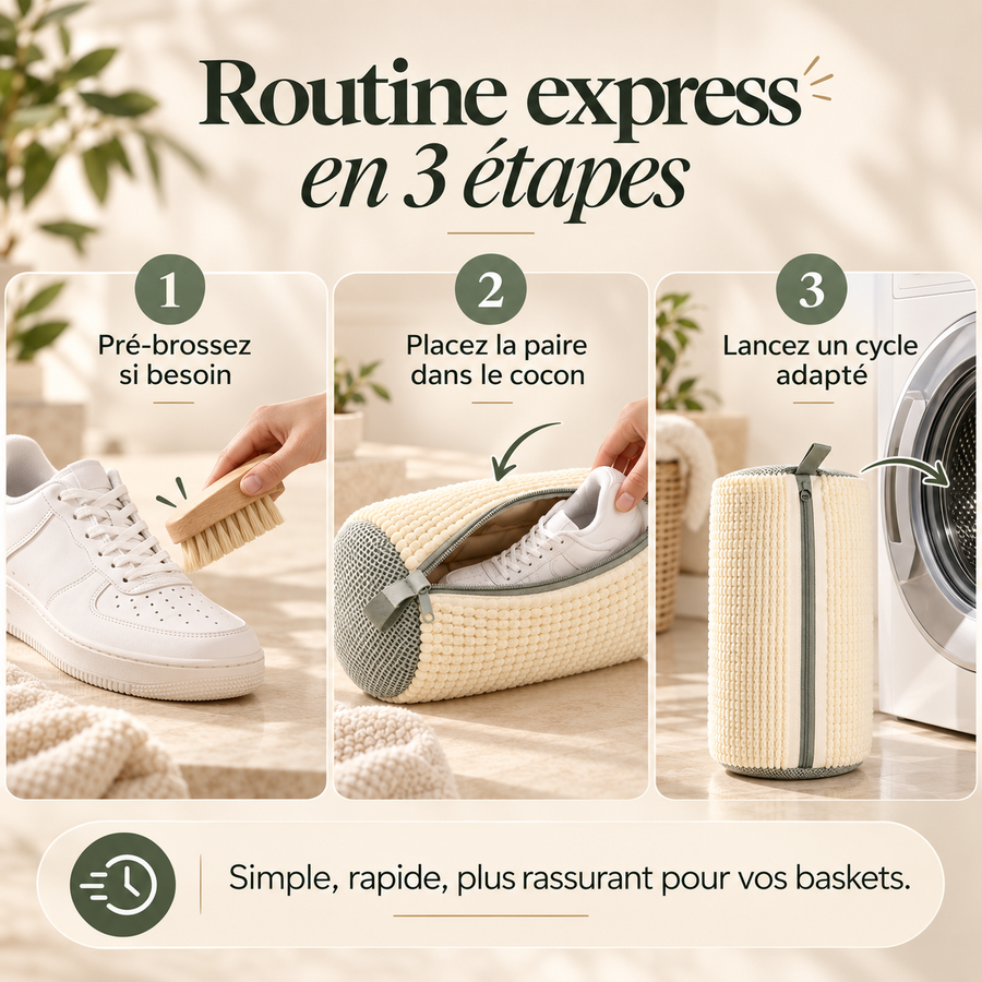 Routine en trois étapes avec le Nollon Cocon 360°