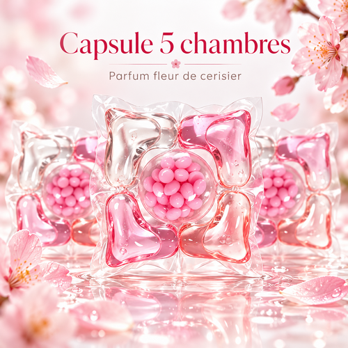 Capsule Nollon 5 chambres parfum Fleur de Cerisier