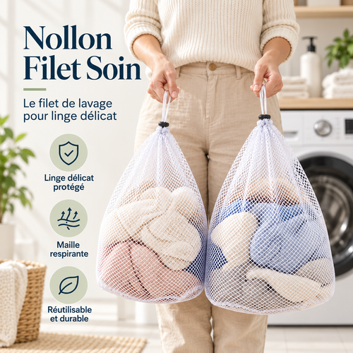 Nollon Filet Soin – filet de lavage pour linge délicat